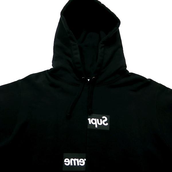お気に入りの - Supreme×COMME des GARCONS 18AW パーカー 黒 M - 海外