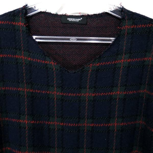UNDERCOVER アンダーカバー 18SS チェックVネックニット UCU4906