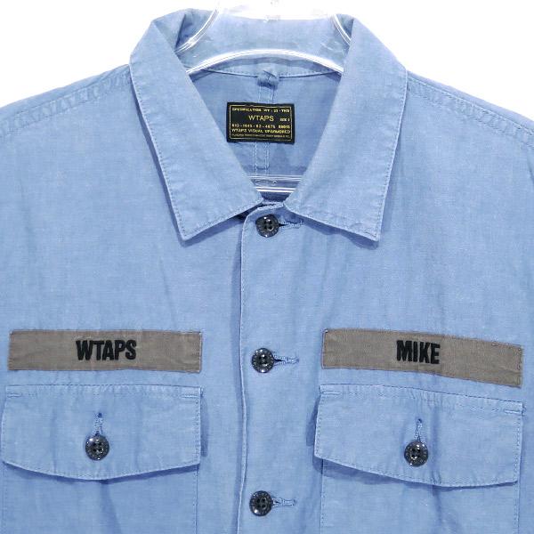 WTAPS ダブルタップス 17SS BUDS SS 01/SHIRT.COTTON.CHANBRAY 171GWDT 