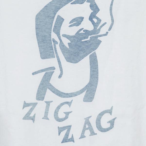 テンダーロイン　ZIG ZAG プリント Tシャツ ライトブルー テンダーロイン ZIG ZAG プリント Tシャツ ライトブルー