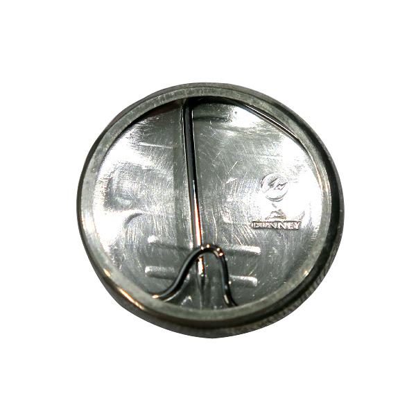 試着のみ　BUNNEY 23mm バッジ 925シルバー BEAMS F（ビームスF）BUNNEY / シルバー ゴールドディップ