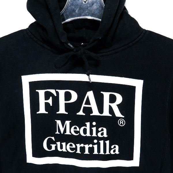 FPAR Media Guerrillas フード付きパーカー 黒　サイズ4 FORTY PERCENTS AGAINST RIGHTS FPAR フォーティーパーセント