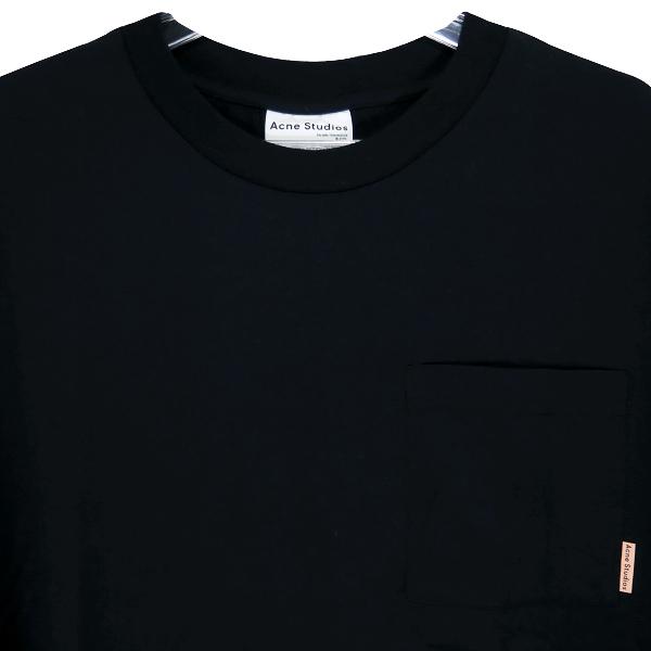 Acne Studios アクネストゥディオズ Tシャツ EXTORR POCK PINK LABEL T-SHIRTS FN-MN-TSHI000133 ピンクラベル ポケットTシャツ ポケT ブラック 黒｜nanainternational｜03