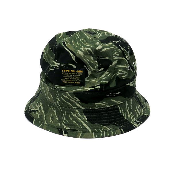 NEIGHBORHOOD MIL BALL HAT バケットハット ブラック NEIGHBORHOOD（ネイバーフッド） 18AW MIL-BALL/C-HAT 182YGNH-HT03
