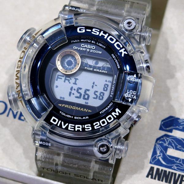 CASIO カシオ G-SHOCK FROGMAN Love The Sea And The Earth 25TH ANNIVERSARY  GF-8251K-7JR ジーショック フロッグマン ラブザシーアンドジアース クリア