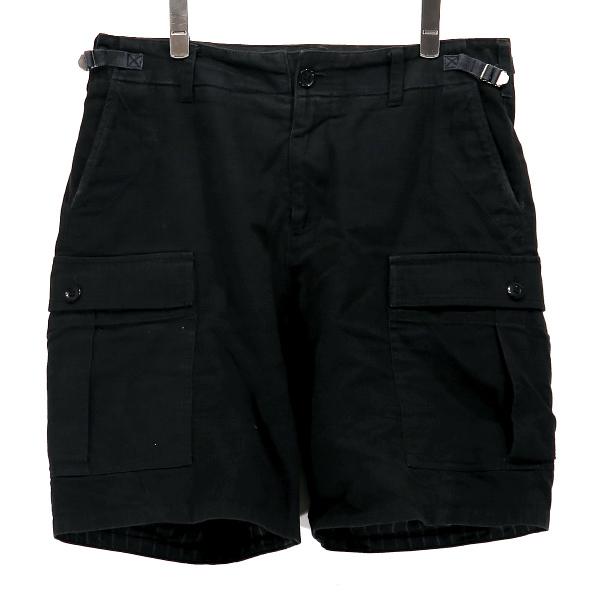 UNDERCOVER ショートパンツ サイズ3 ブラック カーゴ UNDERCOVER（アンダーカバー） 17SS ヘリンボーンカーゴショーツ