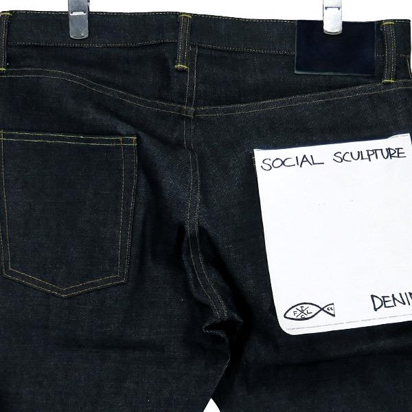 visvim SOCIAL SCULPTURE ブラック デニム W34 visvim VISVIM ビズビム 24SS SOCIAL SCULPTURE 19 CMYK BLK OW
