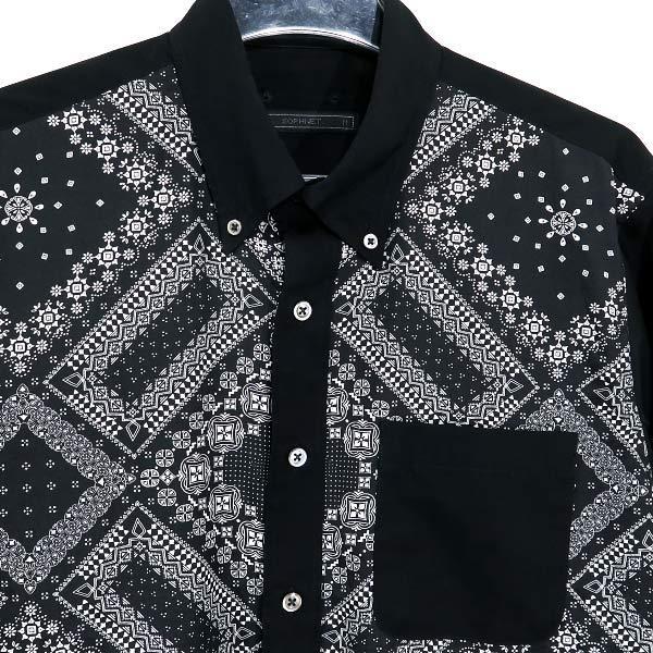 SOPHNET.（ソフネット） シャツ 20SS CUFF CODE B.D SHIRT SOPH-200025