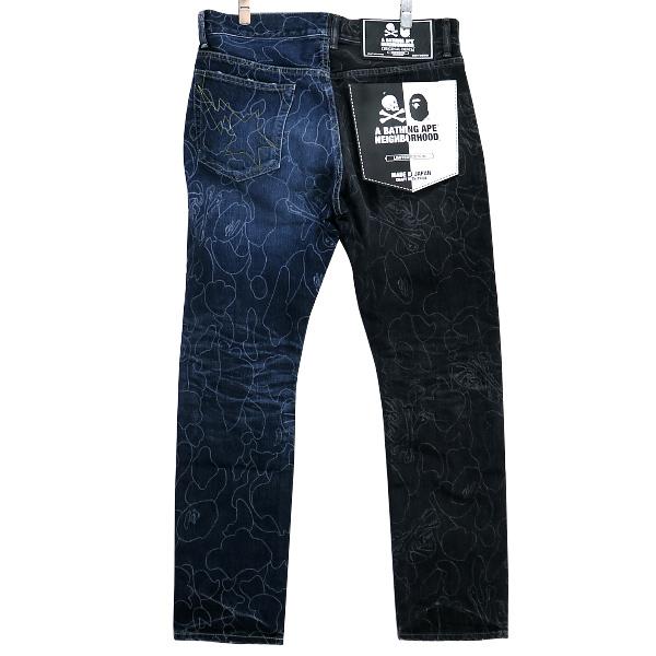 A BATHING APE ジーンズ Shorts A BATHING APE Shark Denim Shorts Indigo (001DSK301002M ING