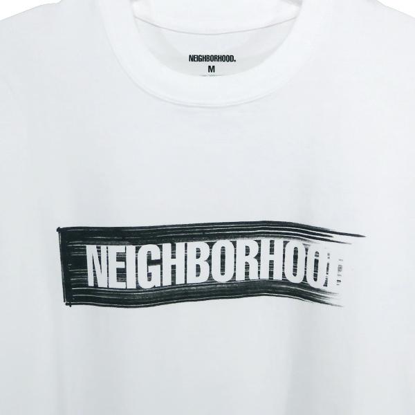 NEIGHBORHOOD ネイバーフッド 20AW SURFACE/C-TEE.SS 202PCNH-ST11  サーフェス Tシャツ ホワイト｜nanainternational｜03