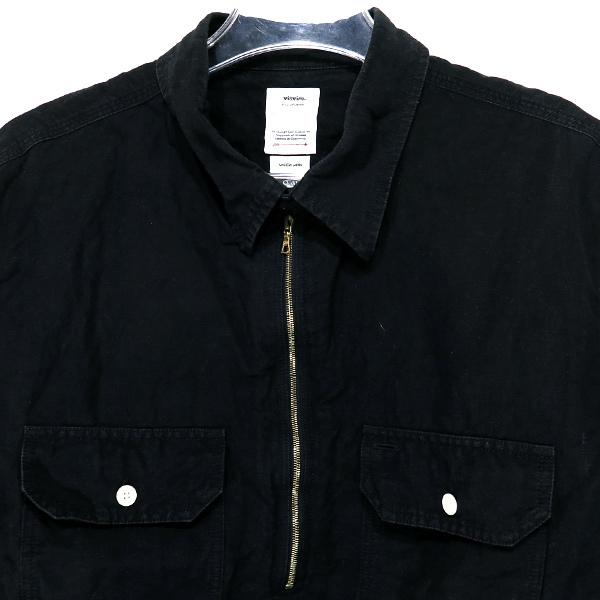 visvim刺繍入りプルオーバーシャツ Mサイズチュニック visvim（ヴィズヴィム） ビズビム オーバー パス シャツ プルオーバー