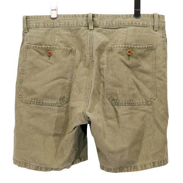 VISVIM ハーフパンツPASTORAL SHORTS 希少】visvim Pastoral shorts ショートパンツストライプ.