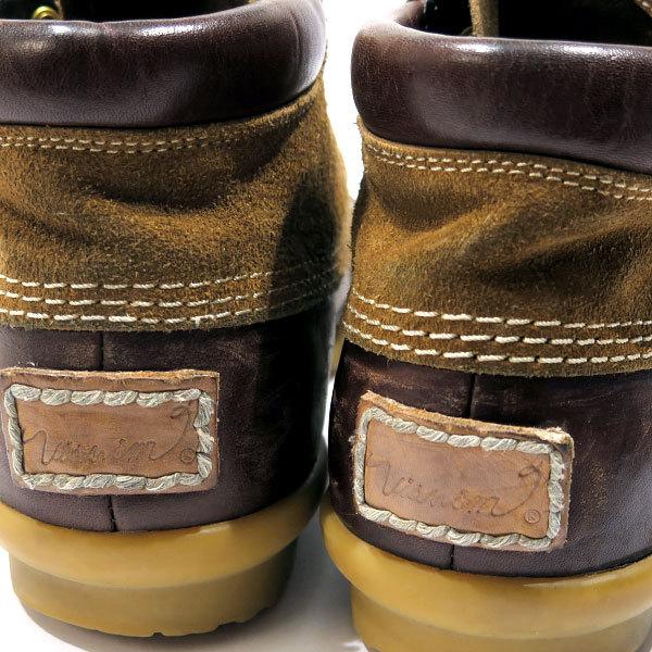 visvim ビズビム　ダックブーツ　US11 バーガンディ visvim ビズビム デコイ ダック ブーツ ミッド フォルク ブラウン