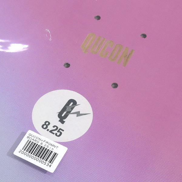 FRAGMENT - QUCON FRAGMENT スケボー 板 8inch fragment design キューコン Qucon x フラグメントデザイン