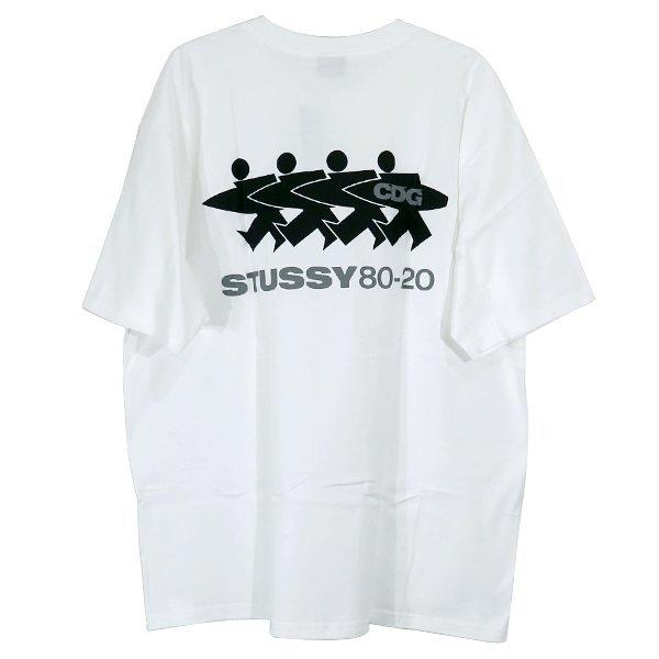 STUSSY ステューシー x COMME des GARCONS コムデギャルソン CDG SURFMAN TEE Tシャツ サーフマン