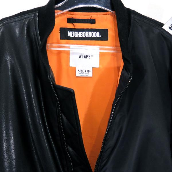 ネイバーフッド NEIGHBORHOOD x ダブルタップス WTAPS アウター 19AW W1.VE/JACKET.WTAPS x NEIGHBORHOOD 192BRNHD-JKM01S MA-1 ジャケット ブラック ネイバーフッド NEIGHBORHOOD x ダブルタップス WTAPS アウター 19AW W1.VE/JACKET.WTAPS x NEIGHBORHOOD 192BRNHD-JKM01S MA-1 ジャケット ブラック