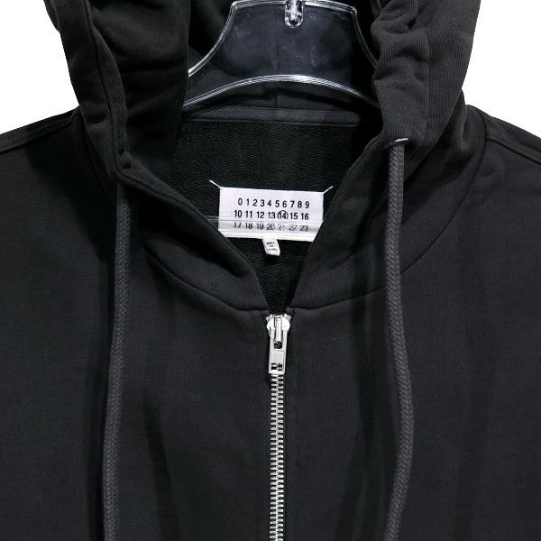 メゾン マルジェラ パーカー Maison Margiela エルボーパッチ ジップ