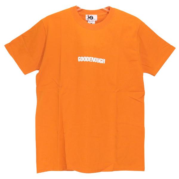 GOODENOUGH Tシャツ グッドイナフ PRINT TEE-FULL LOGO GE-167101 プリントTシャツ フルロゴ オレンジ｜nanainternational