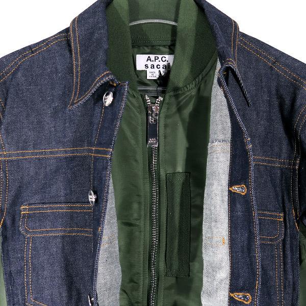 sacai サカイ x A.P.C. アーペーセー BLOUSON EIMI ブルゾン sacai サカイ x A.P.C. アーペーセー BLOUSON EIMI ブルゾン