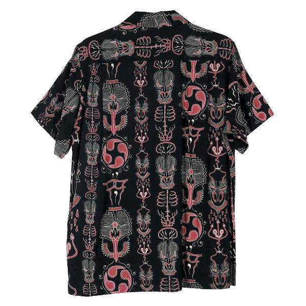 トップス WACKO MARIA WOLF'S HEAD HAWAIIAN SHIR WACKO MARIA ワコマリア x WOLF'S HEAD ウルフズヘッド S/S