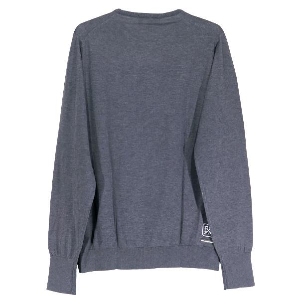 uniform experiment ユニフォームエクスペリメント 20AW JOHN SMEDLEY COTTON CREWNECK KNIT ジョン スメドレー コットン クルーネック ニット グレー｜nanainternational｜02