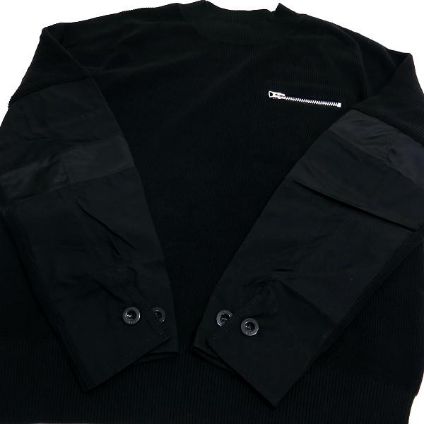 sacai サカイ 21SS COTTON NYLON OXFORD KNIT PULLOVER 21 sacai サカイ 21SS COTTON NYLON OXFORD KNIT PULLOVER 21