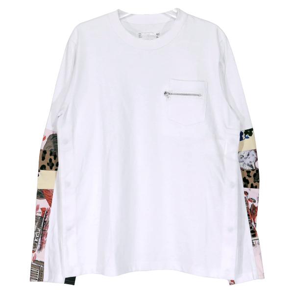 sacai MEN'S sacai サカイ 21SS ARCHIVE PRINT MIX LONG SLEEVE T