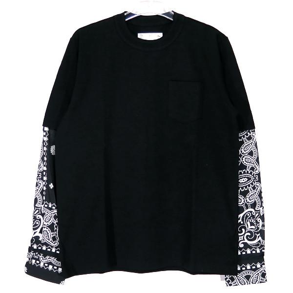 sacai MEN'S sacai サカイ 21SS ARCHIVE PRINT MIX LONG SLEEVE T