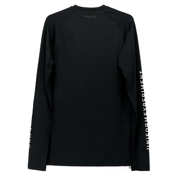 uniform experiment ユニフォームエクスペリメント 21SS Hurley L/S RASH GUARD UE-210096 ハーレー ラッシュガード ロングスリーブ Tシャツ ブラック｜nanainternational｜02