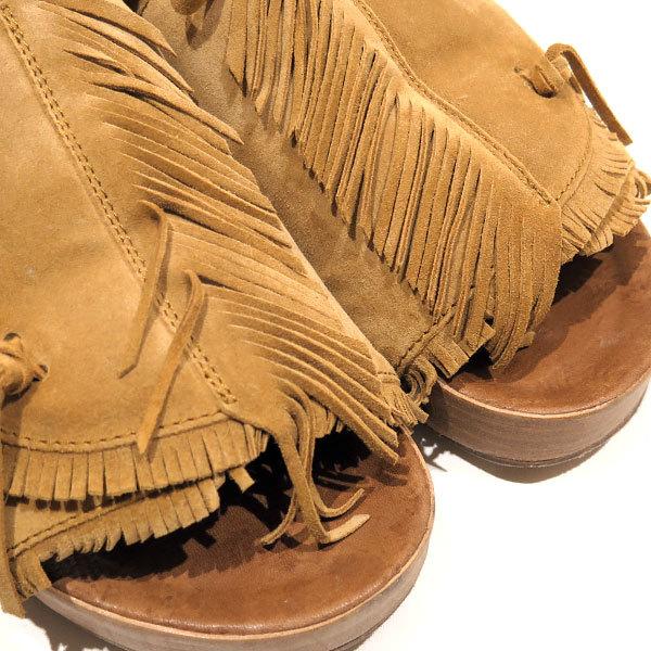 ビズビム サンダル VISVIM 21SS CHRISTO SHAMAN-FOLK 0121102002001 ヴィズヴィム クリスト シャーマン  フォルク ライト ブラウン サンダル