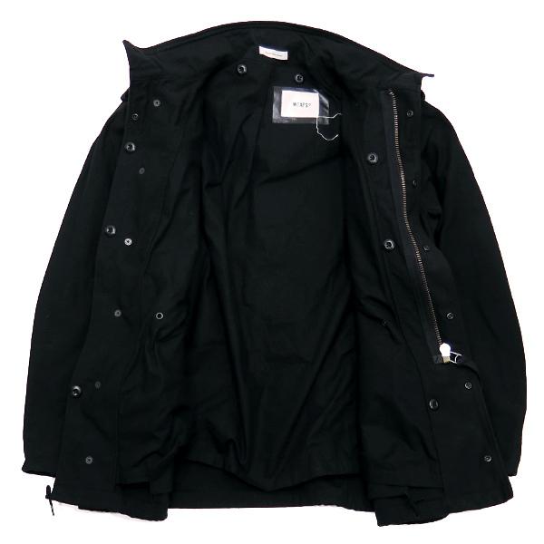 WTAPS ダブルタップス アウター WMILL-65/JACKET.NYCO.SATIN BRDT-JKM01 ミリタリージャケット M-65  ブラック 黒