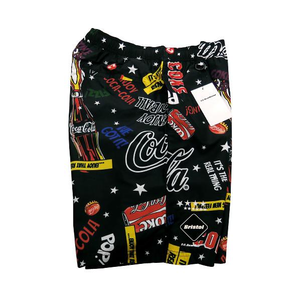 F.C.Real Bristol エフシーレアルブリストル 16AW Coca-Cola PRACTICE SHORTS FCRB-167110 コカ コーラ プラクティス ショーツ ブラック パンツ F.C.R.B.｜nanainternational｜06