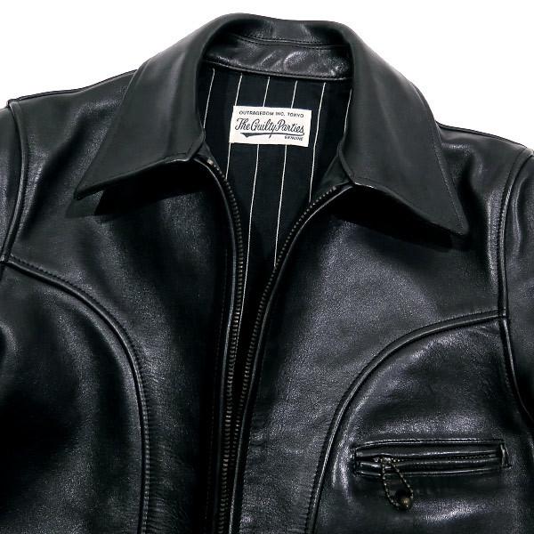 WACKO MARIA x WOLF'S HEAD 17AW レザースポーツジャケット WACKO MARIA x WOLF'S HEAD 17AW レザースポーツジャケット