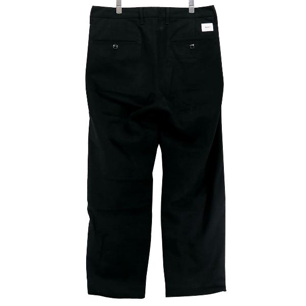 20AW wtaps ダブルタップス　202TQDT-PTM05 ブラック　03 WTAPS ダブルタップス 20AW TUCK/TROUSERS /COTTON/FLANNEL