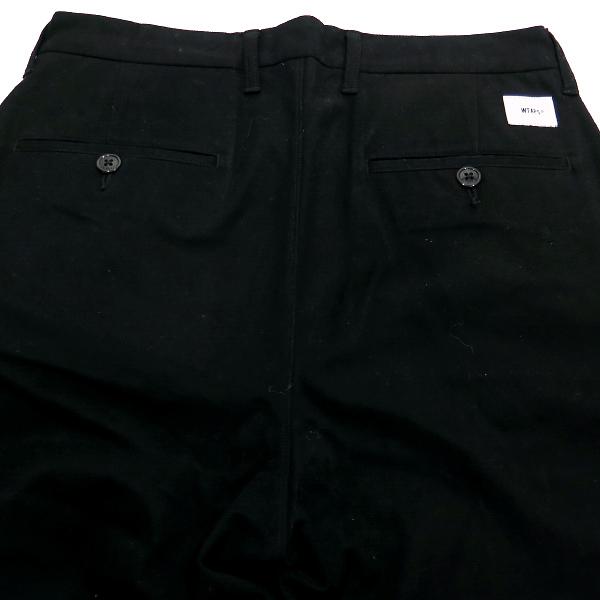 20AW wtaps ダブルタップス　202TQDT-PTM05 ブラック　03 WTAPS ダブルタップス 20AW TUCK/TROUSERS /COTTON/FLANNEL
