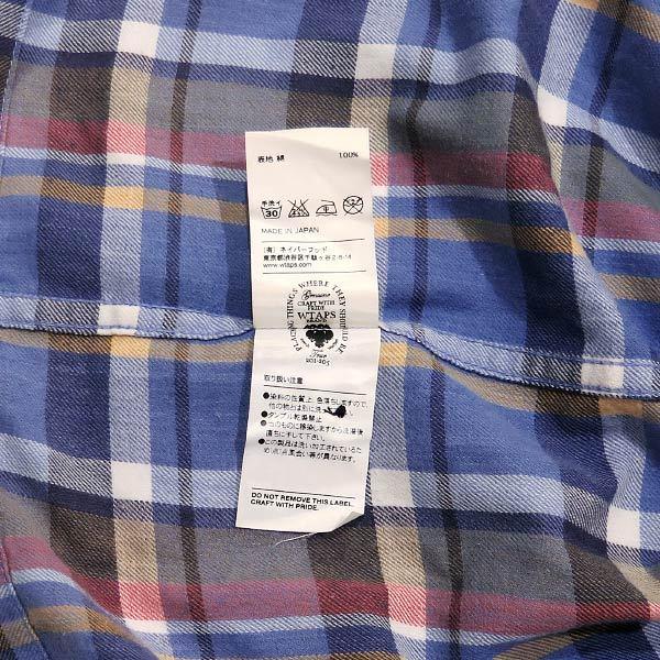 WTAPS ダブルタップス 12SS UNION LS/SHIRT.COTTON.TEXTILE 121GWDT