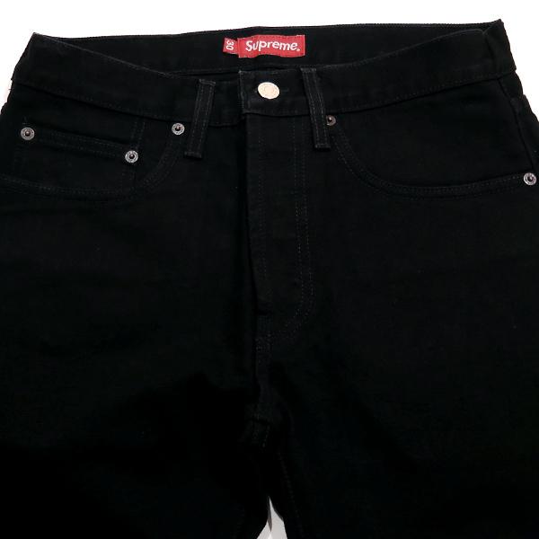 Supreme デニムパンツ 黒