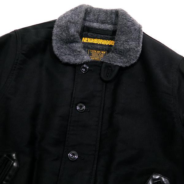 NEIGHBORHOOD 18AW N-1D/C-JKT 182NYNH-JKM01 ネイバーフッド N-1 デッキ ジャケット ブラック ミリタリー  アウター