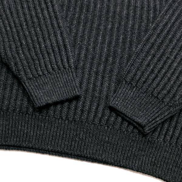 visvim 日本製麻混ブラックセーター visvim（ヴィズヴィム） ビズビム セーター VISVIM 21AW AMPLUS