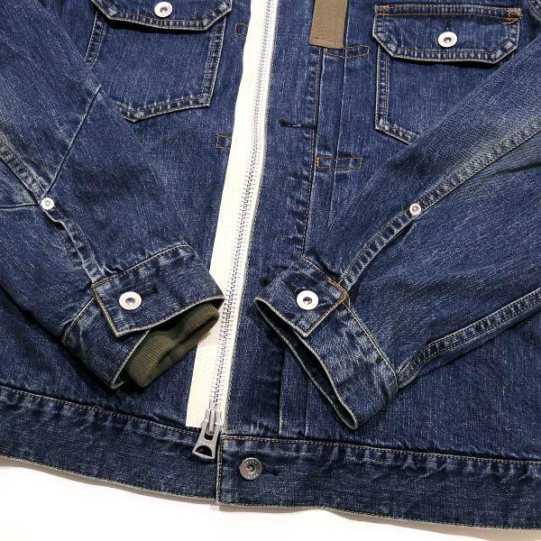 sacai サカイ 21SS DENIM BLOUSON 21-02509M デニム ブルゾン sacai サカイ 21SS DENIM BLOUSON 21-02509M デニム ブルゾン