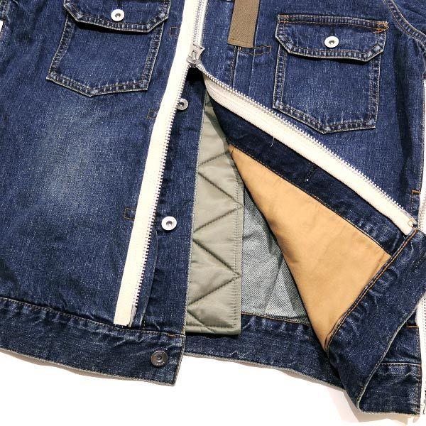 sacai サカイ 21SS DENIM BLOUSON 21-02509M デニム ブルゾン sacai サカイ 21SS DENIM BLOUSON 21-02509M デニム ブルゾン