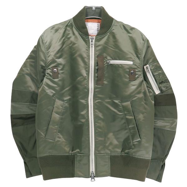 sacai MA-1ジャケット 21-02523M サイズ1 サカイ sacai MEN'S sacai サカイ 21SS NYLON TWILL MA-1 BLOUSON 21-02523M