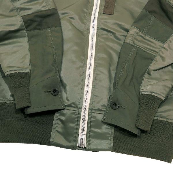 sacai MEN'S サカイ 21SS NYLON TWILL MA-1 BLOUSON 21-02523M sacai MEN'S サカイ 21SS NYLON TWILL MA-1 BLOUSON 21-02523M