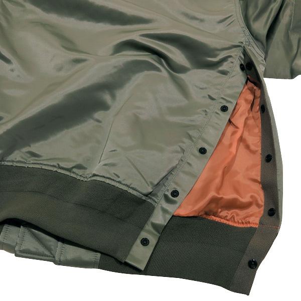 sacai MEN'S サカイ 21SS NYLON TWILL MA-1 BLOUSON 21-02523M sacai MEN'S サカイ 21SS NYLON TWILL MA-1 BLOUSON 21-02523M