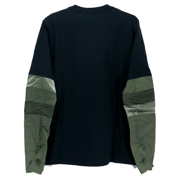 sacai MEN'S サカイ 21SS COTTON NYLON OXFORD LONG SLEEVE T sacai MEN'S サカイ 21SS COTTON NYLON OXFORD LONG SLEEVE T