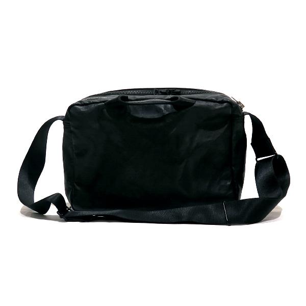 PORTER ポーター 85周年記念 FREESTYLE Dyneema LEATHER SHOULDER BAG フリースタイル ダイニーマ レザー  ショルダー バッグ ブラック