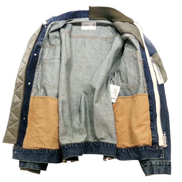 sacai サカイ 21SS DENIM BLOUSON 21-02509M デニム ブルゾン sacai サカイ 21SS DENIM BLOUSON 21-02509M デニム ブルゾン