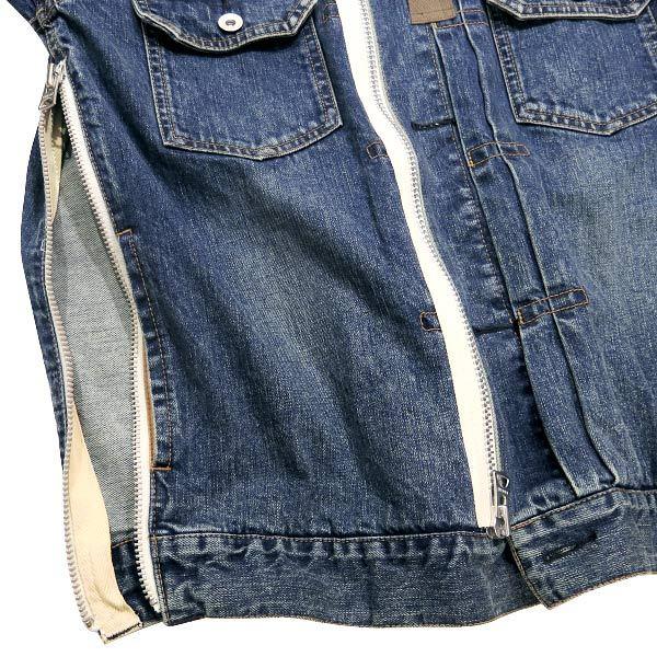 sacai サカイ 21SS DENIM BLOUSON 21-02509M デニム ブルゾン sacai サカイ 21SS DENIM BLOUSON 21-02509M デニム ブルゾン