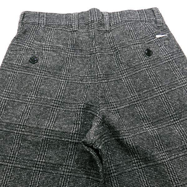 DESCENDANT ディセンダント 19AW WRINKLES CHECK TROUSERS