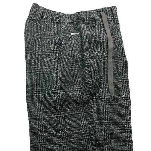DESCENDANT ディセンダント 19AW WRINKLES CHECK TROUSERS